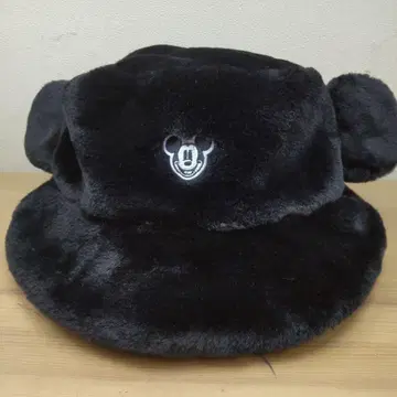 미키마우스 귀 달린 블랙 모자