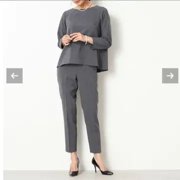 [새상품] MICA&DEAL 긴팔 반팔 블라우스 팬츠 셋업 3종 세트 S