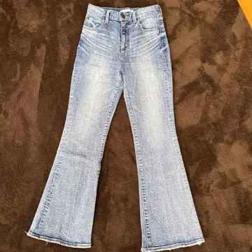 MOUSSY 부츠컷 데님 라이트 블루