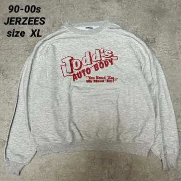 90-00s JERZEES 멕시코제 기업 맨투맨 그레이 XL