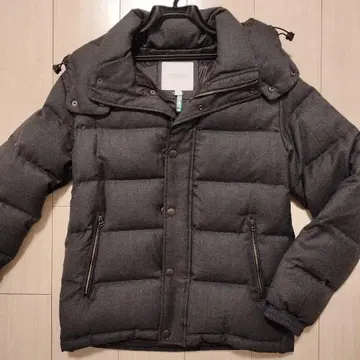 새상품급 URBAN RESEARCH 후드 부착 다운 자켓 M 그레이