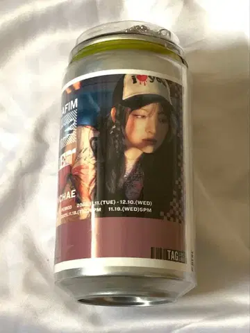 LE SSERAFIM 레몬 스쿼시 라벨 씰 아크릴 키링