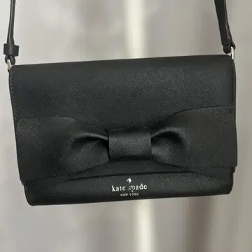 kate spade 리본 포함 블랙 숄더백
