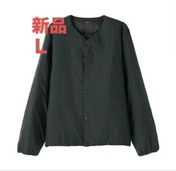 이번 시즌 모델 무인양품 경량 다운 포켓터블 노카라 자켓 신사 L