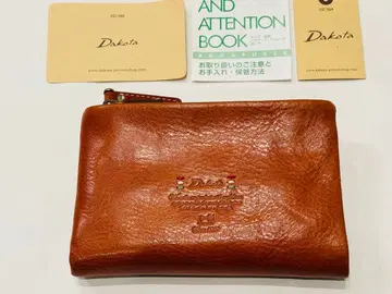 새상품 다코타 접이식 지갑 트리콜로레 이탈리아제 소가죽 0030270