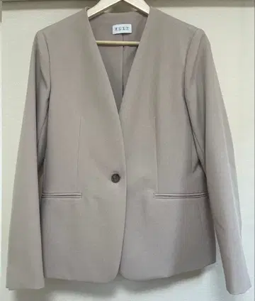 PLST 플라스테 노카라 자켓 셋업