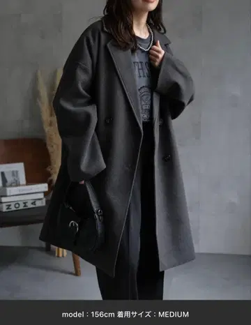 ap retro 체스터 코트 미들 기장