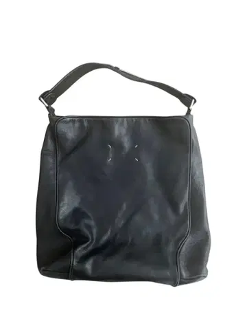 블랙 가죽 숄더백