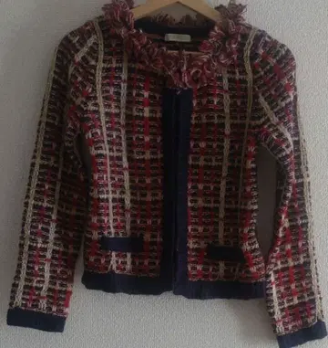 PROPORTION 프릴 긴팔 가디건