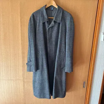 램스울 그레이 롱 코트