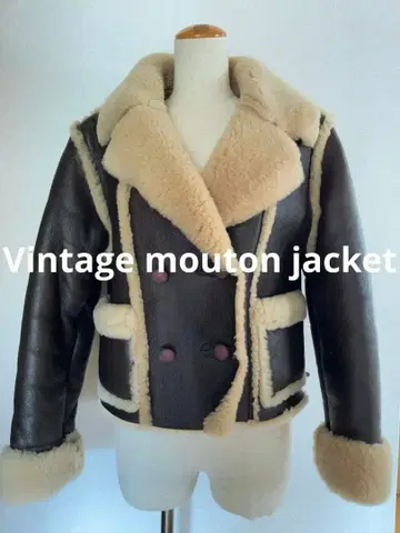 빈티지 무스탕 실링 자켓