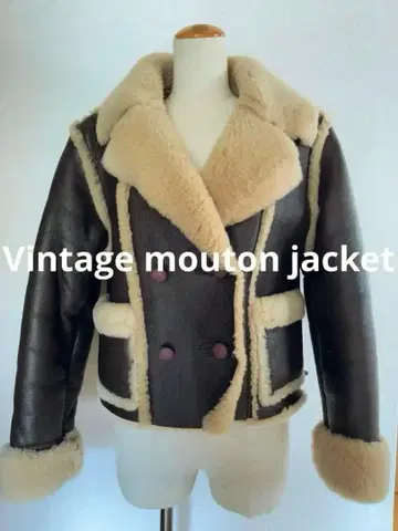 빈티지 무스탕 실링 자켓