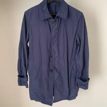 네이비 스텐카라 코트