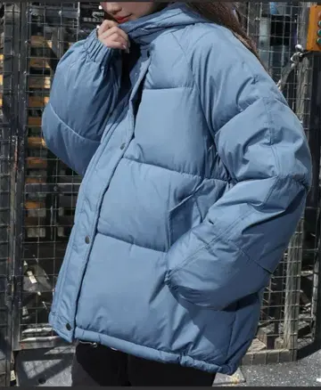 오버 사이즈 후드 몬스터 다운 자켓 CUELL