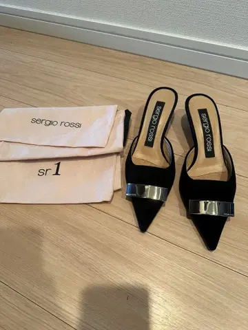 세르지오 로시 블랙 뮬