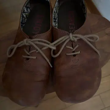 머렐 브라운 레이스업 슈즈