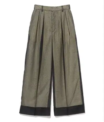 [ Ray BEAMS ] 시어 레이어드 와이드 팬츠