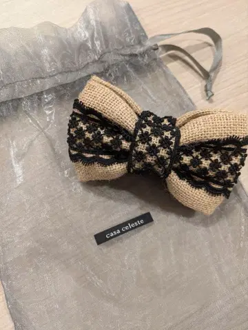 casa celeste 리본 바나나 클립