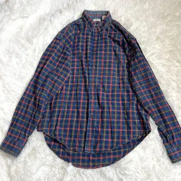 L.L.Bean 80년대 캐나다제 아웃도어 셔츠 L 긴팔 빈티지