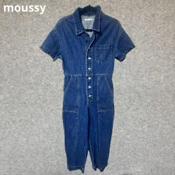 moussy 데님 숏 슬리브 올인원