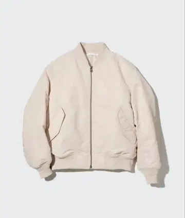 [ 미사용 새상품 ] UNIQLO 베이지 MA-1 스타일 자켓