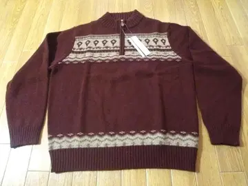 새상품 심플 라이프 SIMPLE LIFE 하프 지퍼 니트 LL