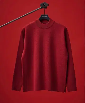 UNITED TOKYO 울 밀라노 리브 모크넥 니트