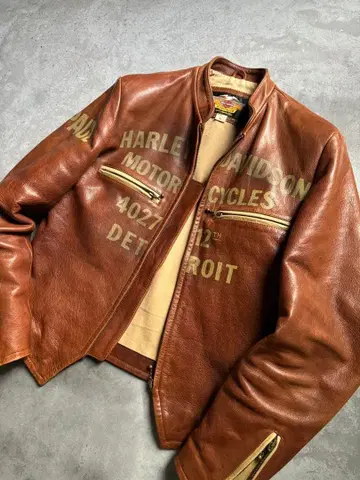 90s 초레어! Harley Davidson 할리 가죽 자켓