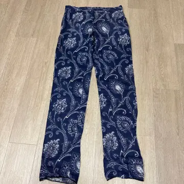 에트로 페이즐리 린넨 팬츠 파랑 46