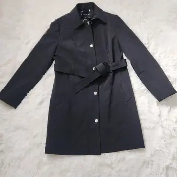 새상품급 앤드류 마크 탄력감 롱 코트 마운틴 후드티 블랙 L