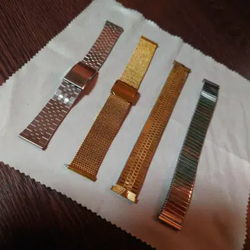 금속제 시계 벨트 세트 실버 골드