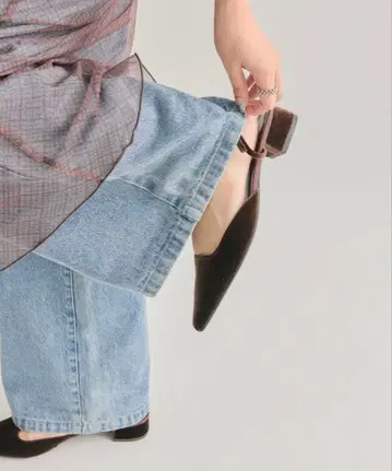 mystic 스틸레토 벨로아 펌프스