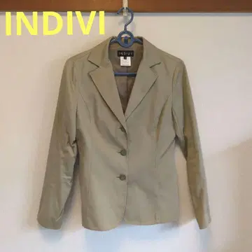 INDIVI 베이지 테일러드 자켓 38