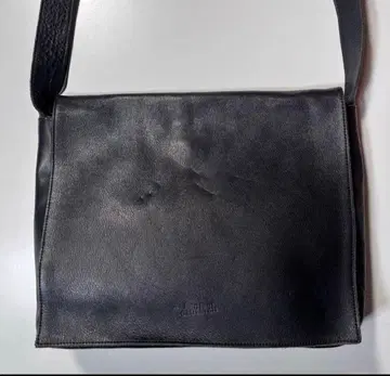 Jean Paul GAULTIER 가죽 메신저 백 블랙