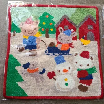 [ 완판 ] 파밀리아 손수건 스노우맨