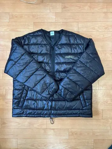 ciatre 하프 집업 자켓 다운 자켓 블랙