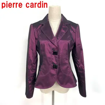 A7138 피에르 가르뎅 테일러드 자켓 안감 있음 보라색 38