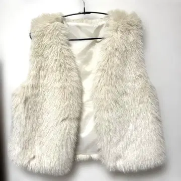 인조 모피 베스트