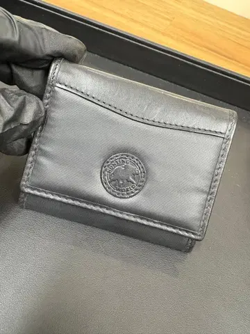 새상품급 헌팅월드 블랙 가죽 이단 접이식 코인 케이스