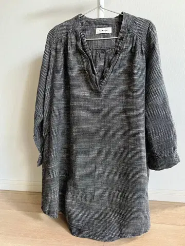 Tumugu 린넨 실크 튜닉