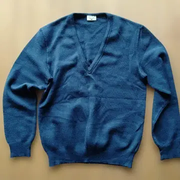 프랑스군 방출품 SAINT JAMES 네이비 V넥 스웨터