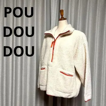 택 포함 새상품 POU DOU DOU 보아 자켓 하프 지퍼 M 사이즈