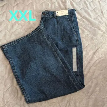 GU 데님 턱 트라우저 XXL