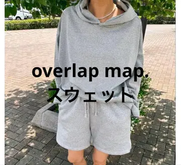overlap MAP. 티셔츠 맨투맨 그레이