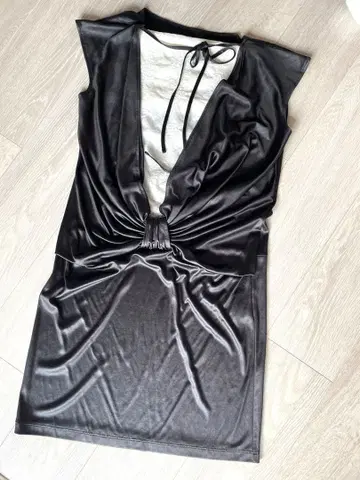 바닐라 컨퓨전 바닐라 네이비 드레스 블랙