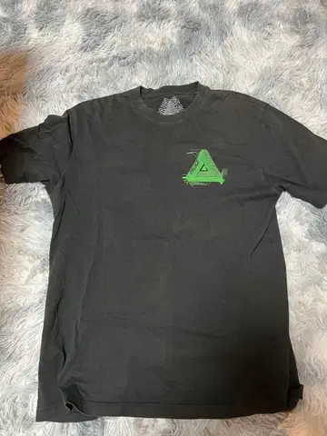 Palace 로고 프린트 T셔츠 블랙