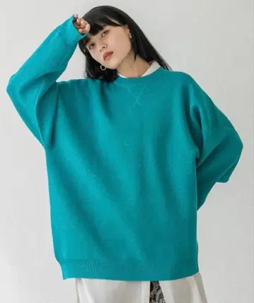 JEANASIS 지나시스 12G W 자카드 볼륨 슬리브 풀오버