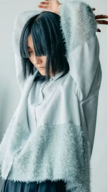 니코앤드 밴딩 모헤어 벌룬 블라우스