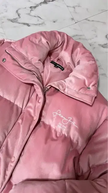 hiphop 초레어 Sean John 숀 존 핑크 벨벳풍 다운