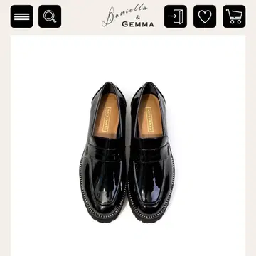 다니제마* [레인 대응] 스터드 로퍼 35사이즈 22.5cm